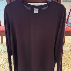 Athleta Long Sleeve Top - Deep Burgundy